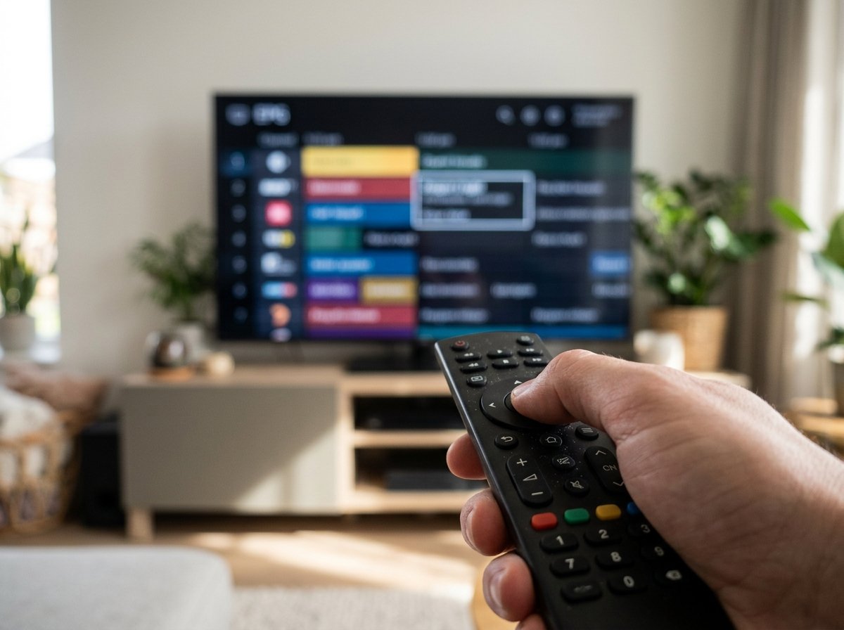 british iptv: using the remote to browse the electronic programme guide